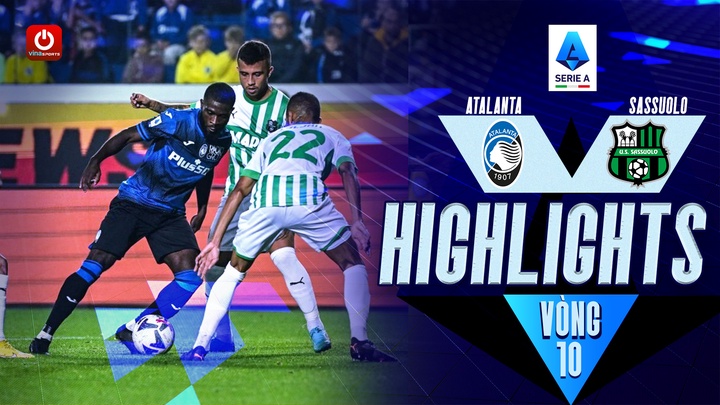 Vòng 10 - Atalanta vs Sassuolo