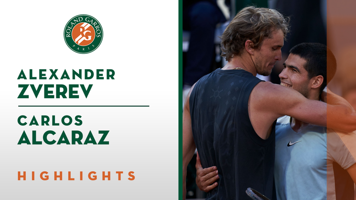 Highlights - Roland Garros TK Đơn Nam - Alexander Zverev - Carlos Alcaraz