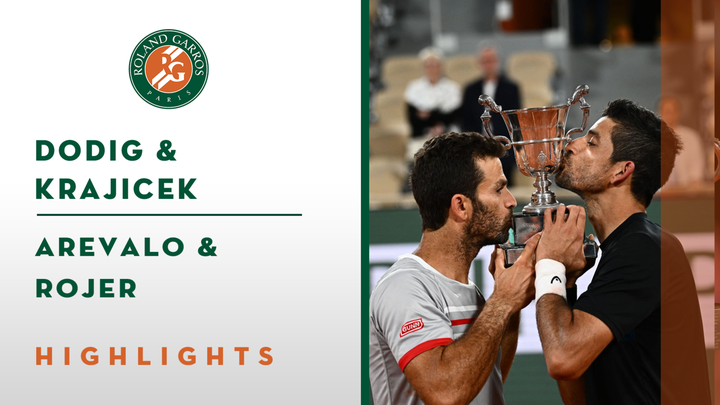 Highlights - Roland Garros Chung Kết Đôi Nam - Dodig/Krajicek - Arevalo/Rojer