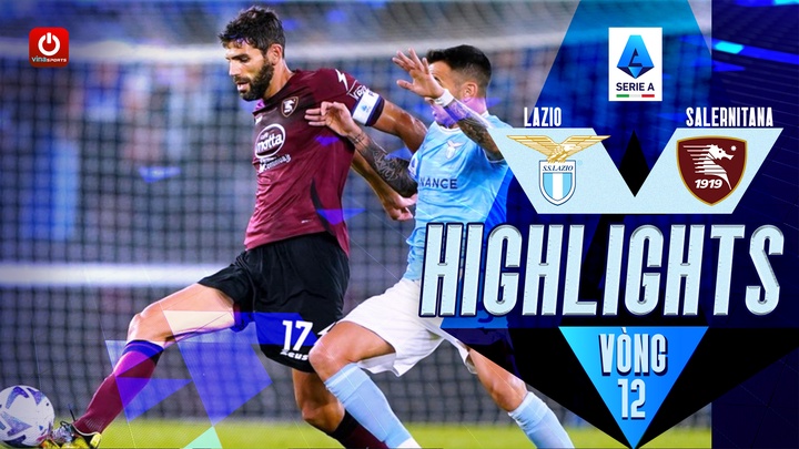 Vòng 12 - Lazio vs Salernitana