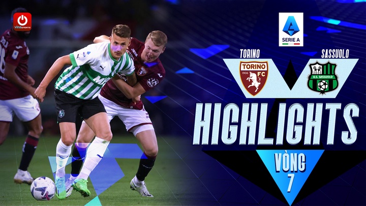 Vòng 7 - Torino vs Sassuolo