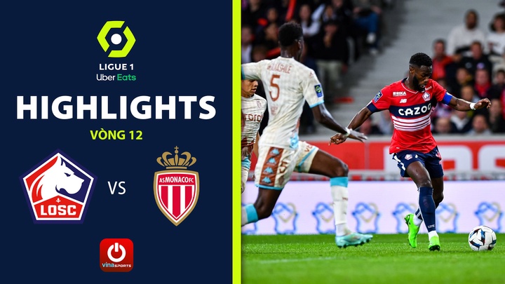 Vòng 12 - Lille vs Monaco